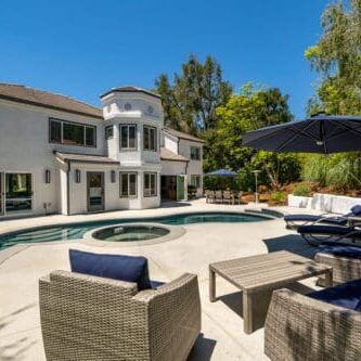 Modern backyard remodel in Westlake Village by JRP Design and Remodel